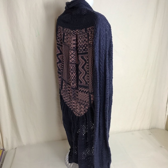 Knitted & knotted Anthropologie sweater open front - Picture 5 of 7